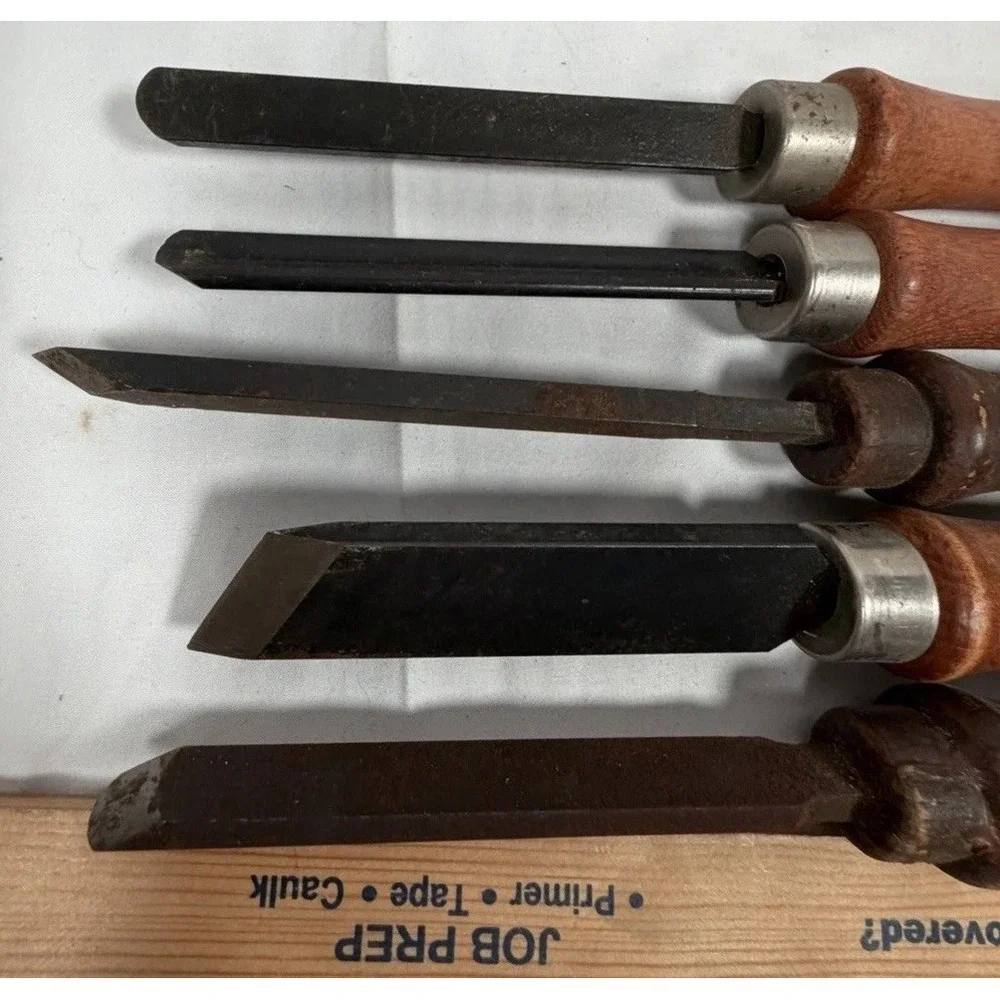 Craftsman Wood Lathe Chisel Set 5pc Professional USA